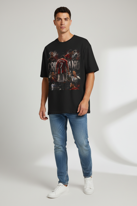 Black Heather CR7 Mockup