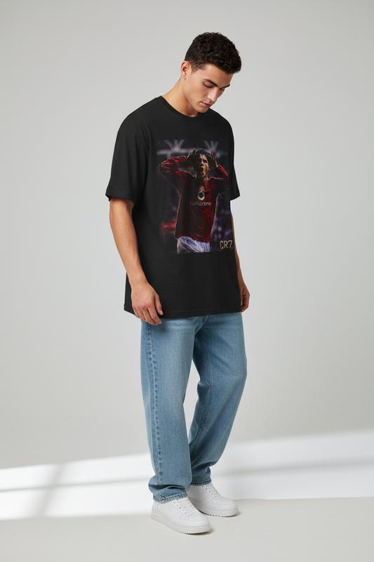 Black Heather CR7 MU Mockup
