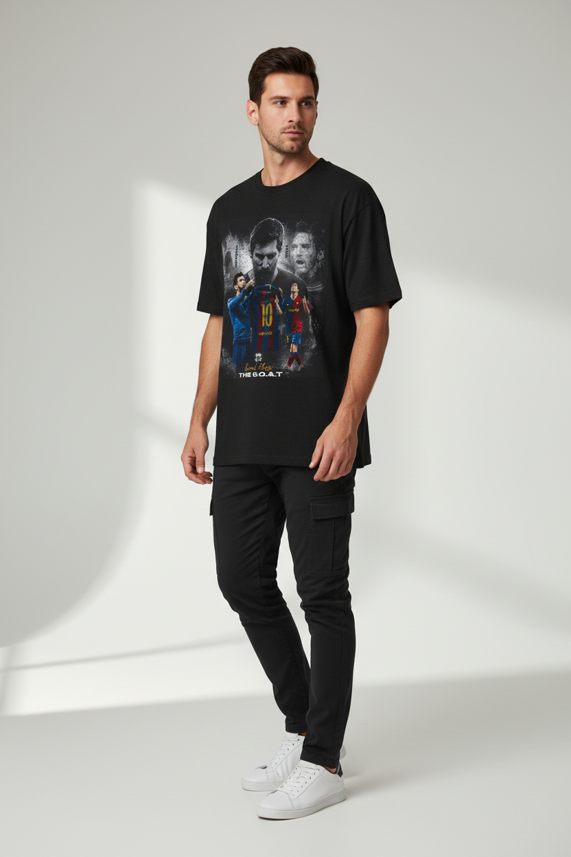 Black Heather T-shirt — 45° Lifestyle