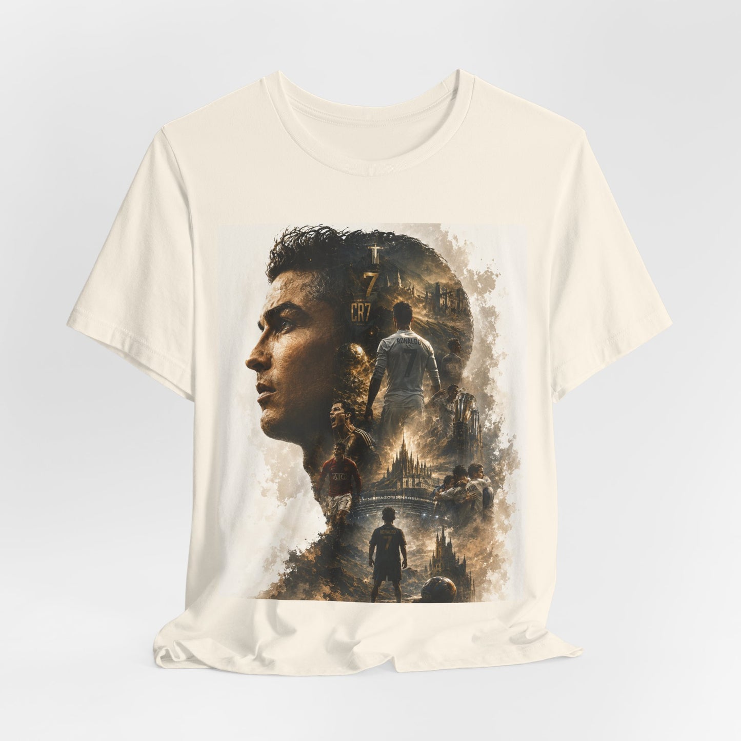 Ronaldo Cinematic Double-Exposure Graphic Tee — KickSociety