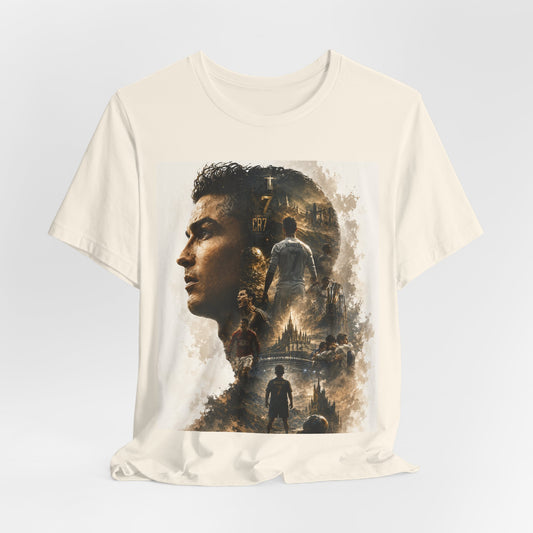 Ronaldo Cinematic Double-Exposure Graphic Tee — KickSociety
