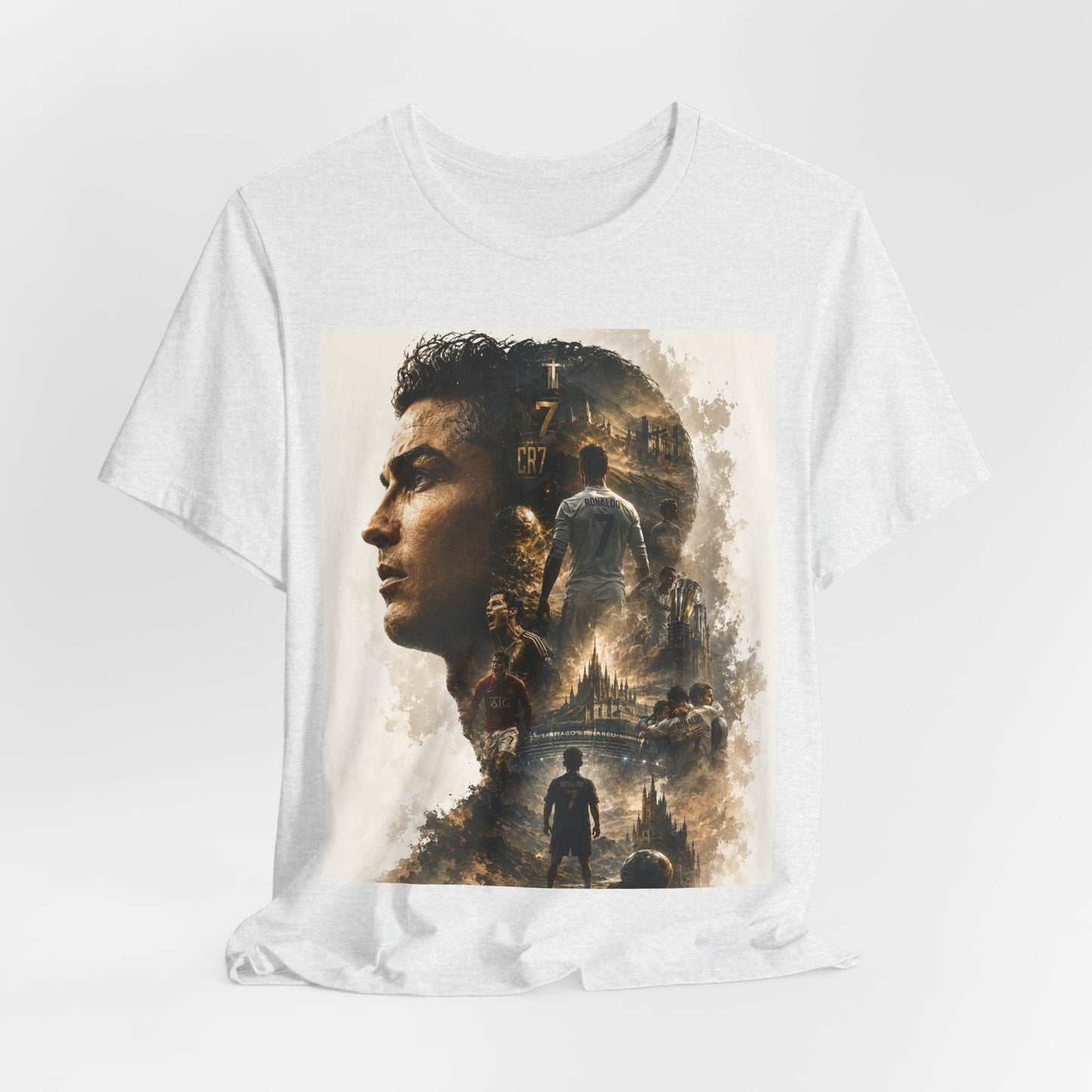 Ronaldo Cinematic Double-Exposure Graphic Tee — KickSociety
