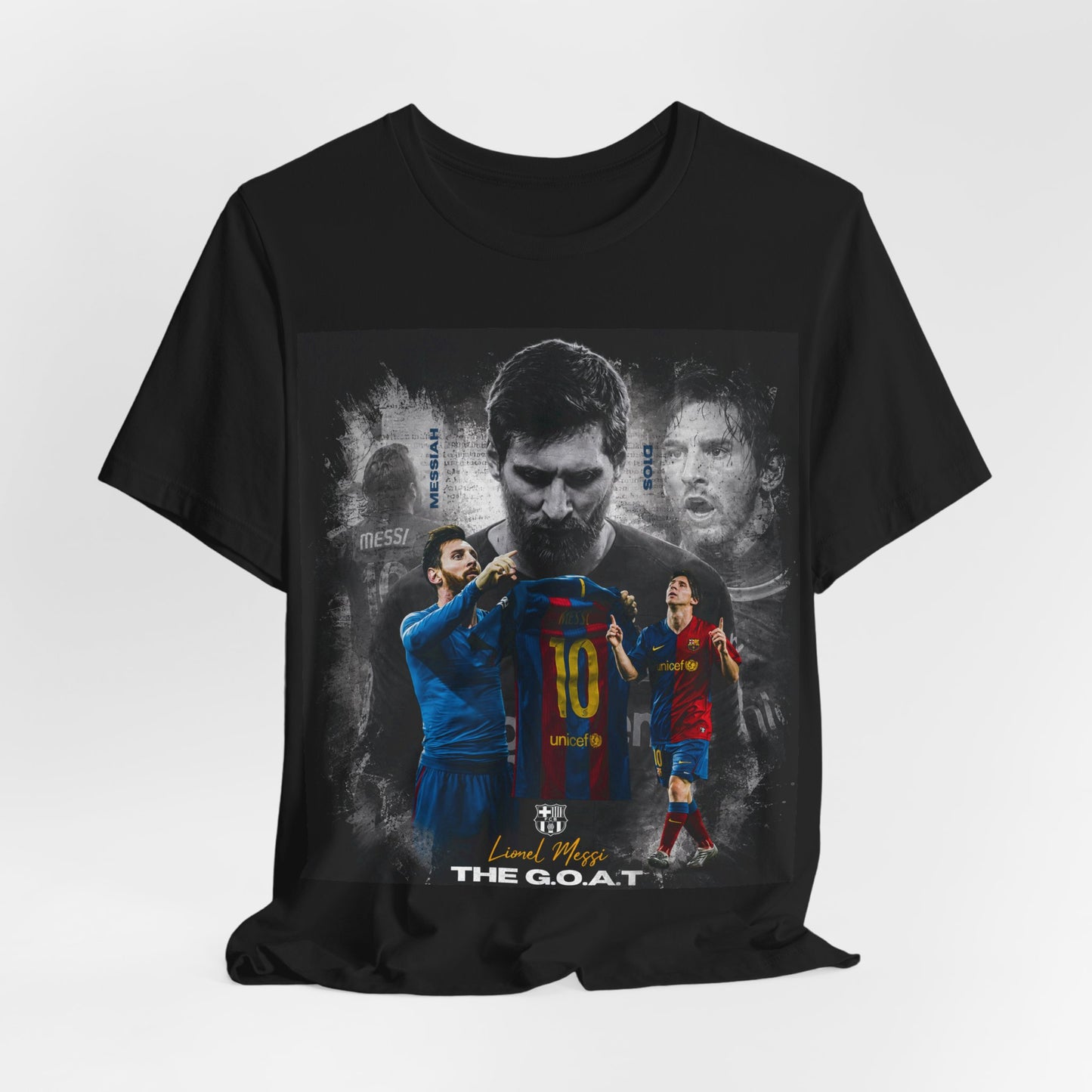 Messi The G.O.A.T. Collage Graphic Tee — KickSociety