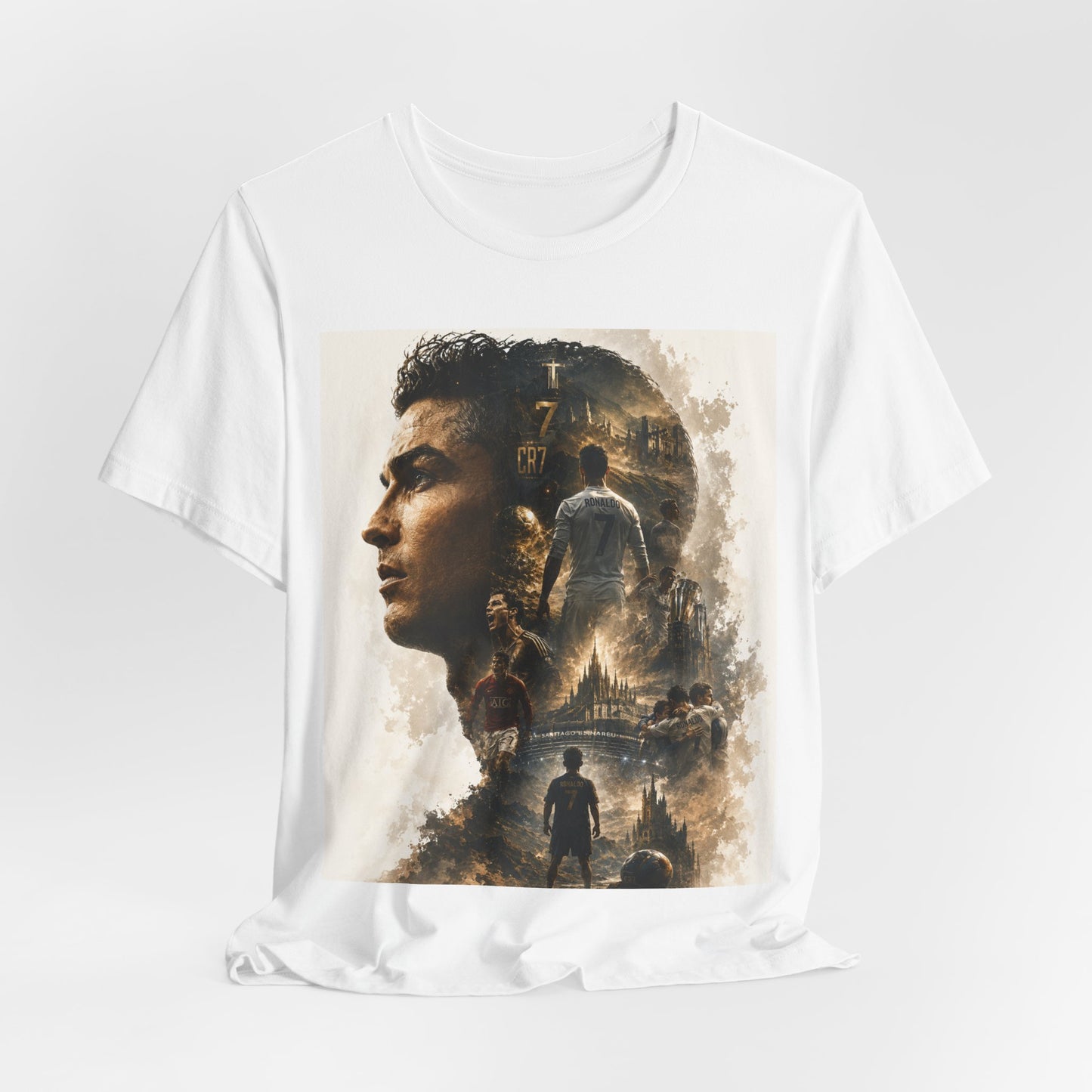 Ronaldo Cinematic Double-Exposure Graphic Tee — KickSociety
