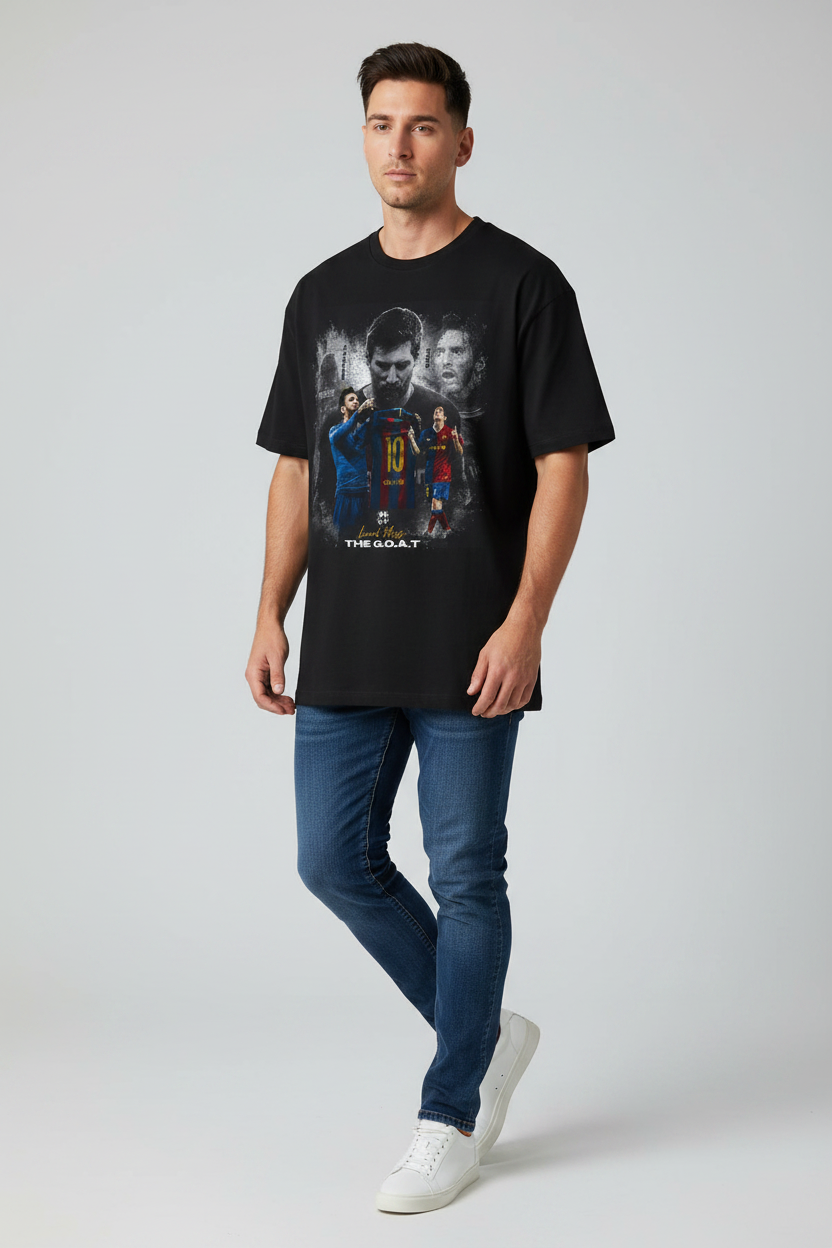 Black T-shirt — 45° Lifestyle