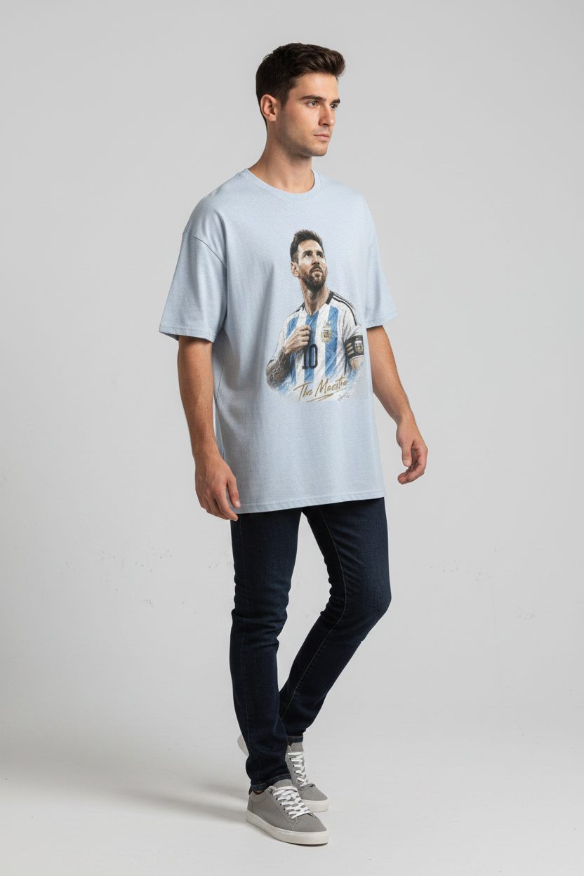 Heather Ice Blue Mockup